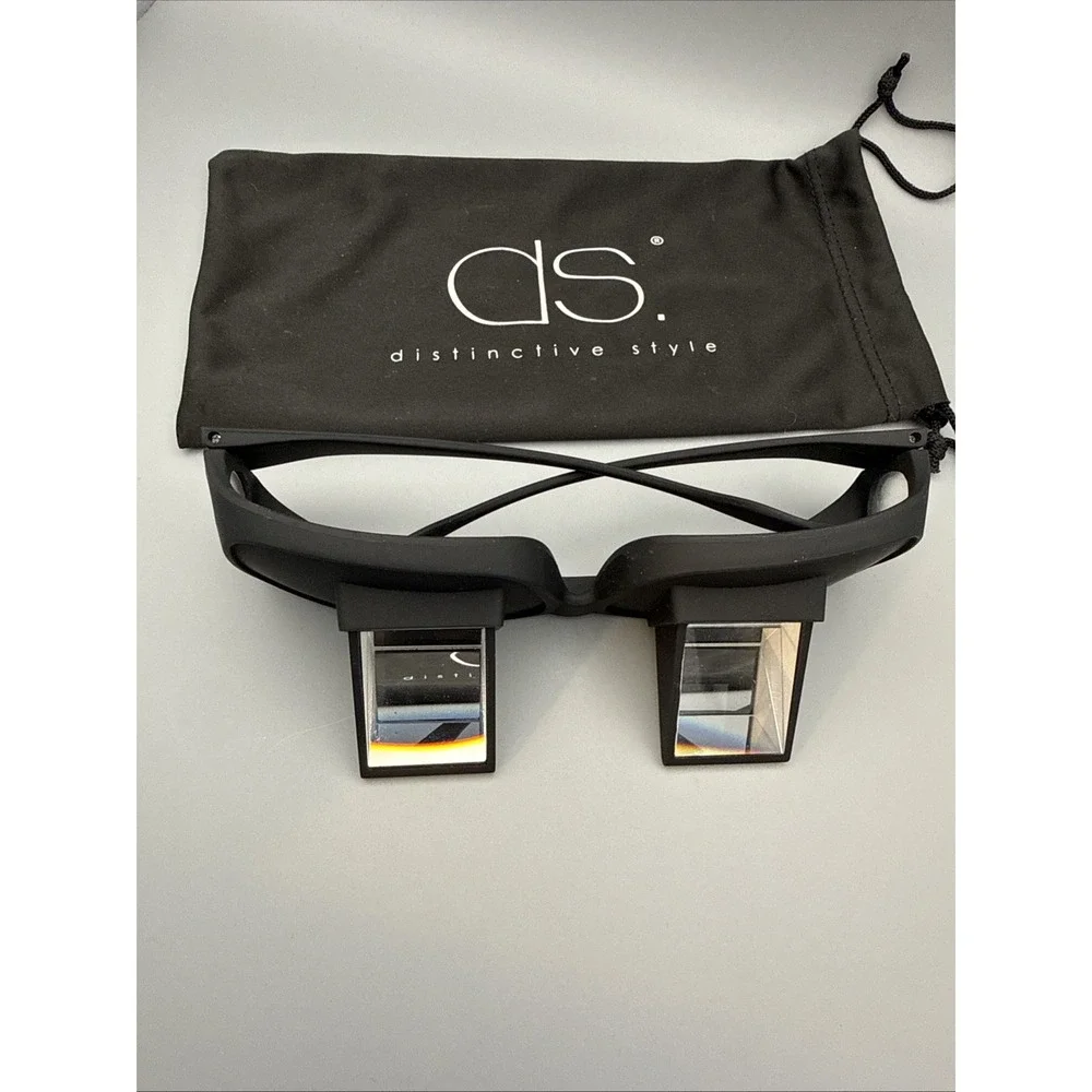 Distinctive Style Lazy Readers Prism Glasses Lying down Watching TVReading &Case